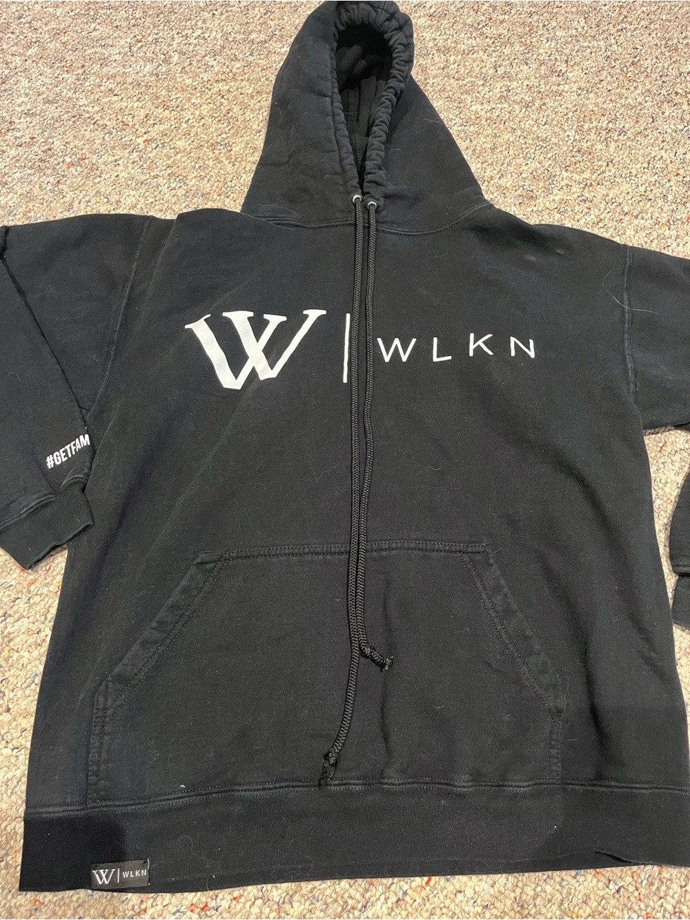 WLKN Black Logo Hoodie